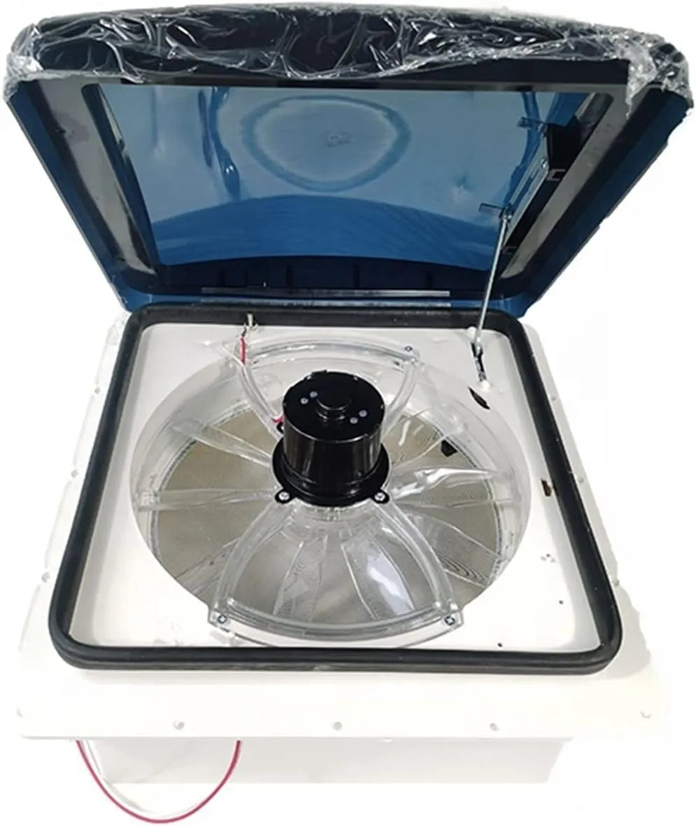 Afzuigventilator, Afzuigventilator, RV Trailer Universele Witte Uitlaat, Omkeerbare Ventilator Dakventilatie 12V
