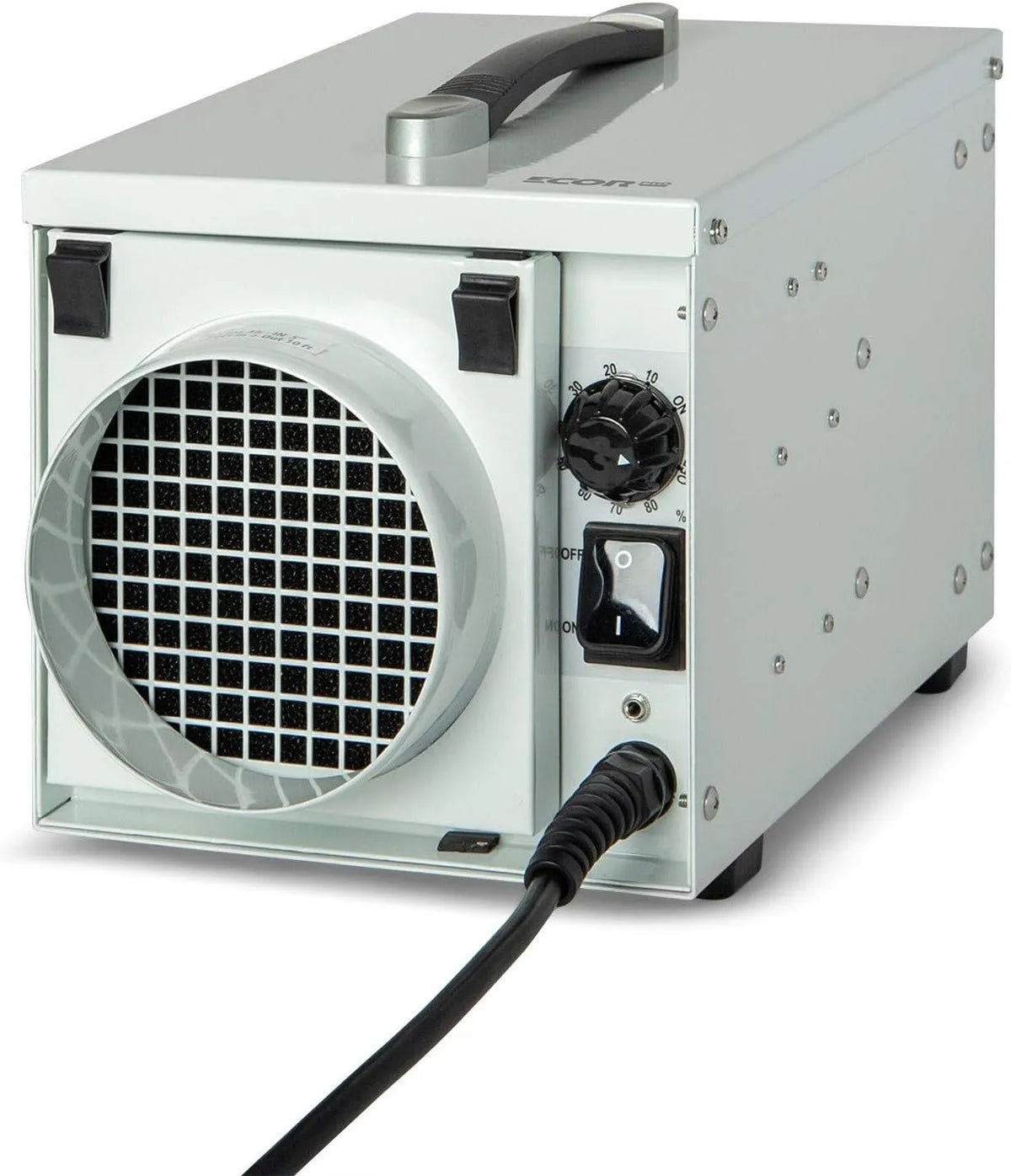 Luchtontvochtiger DH1200 met 12 l, 200 m2, 18 °C, 20 °C, 40 °C, 52 dB, 210 m3/h en 125 mm