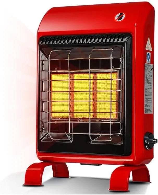 Gaskachel met 1400 W, 2800 W, 4200 W en geluidsarme werking, butaanverwarming met drie-standen instelling