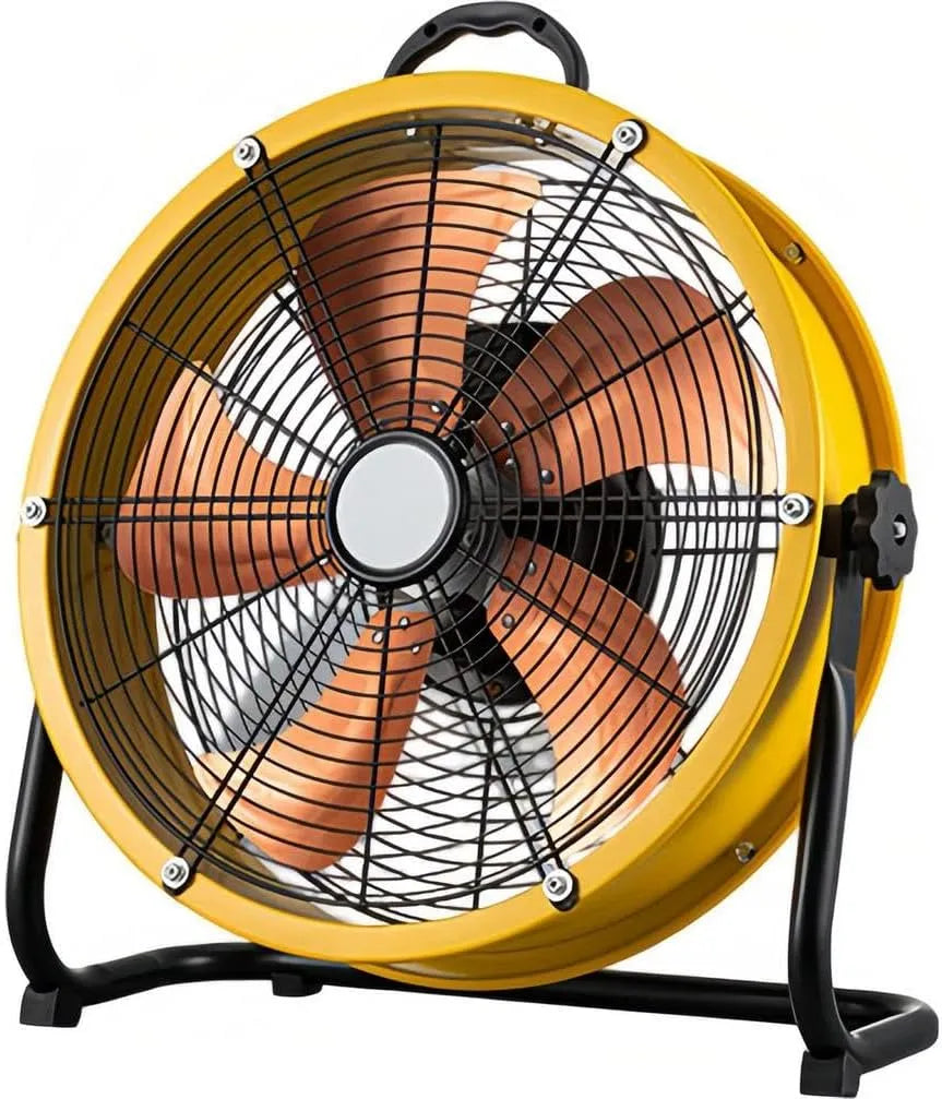 Ventilator met geluidsarme werking, aluminium en gerichte luchtcirculatie