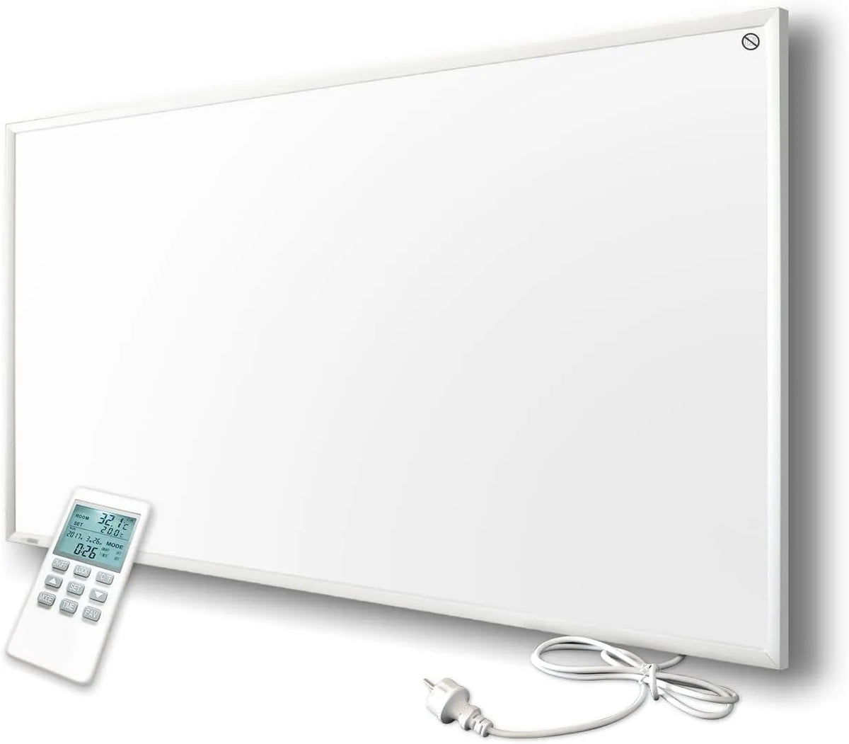 Infraroodverwarming, 700 W, afstandsbediening, verwarmingspaneel, energiebesparend, carbon crystal met CE GS RoHS, wandmontage, wandverwarming