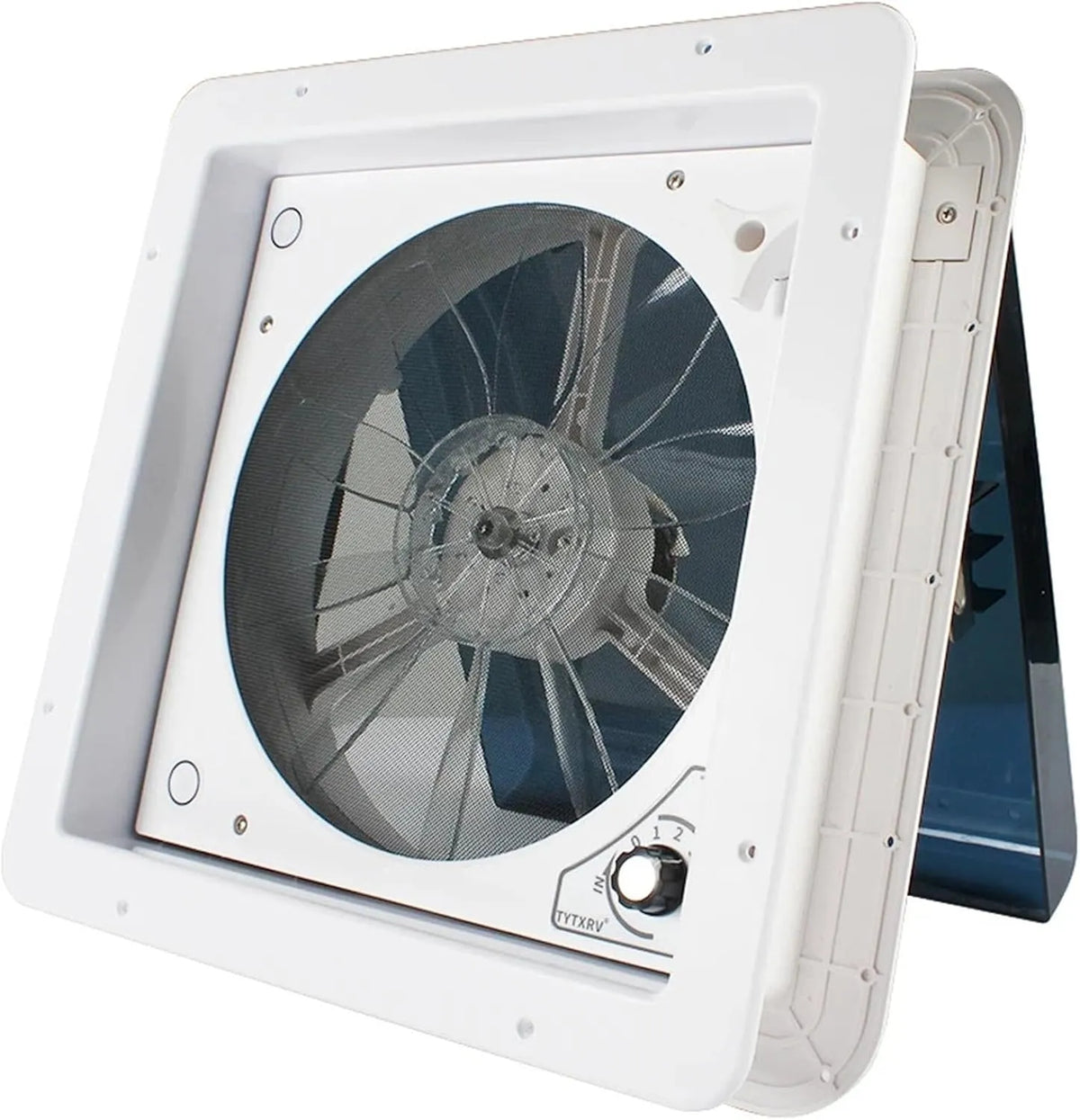 Ventilator met 3 snelheden, geluidsarme werking, slaapstand en RVS