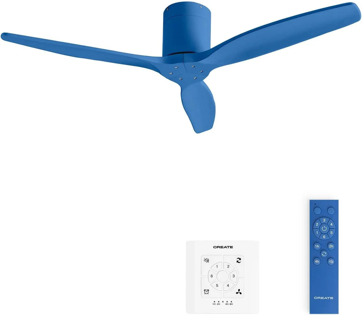 Ventilator, 6 snelheden, timer Ø 132 cm, zomer-winterfunctie, 40 W