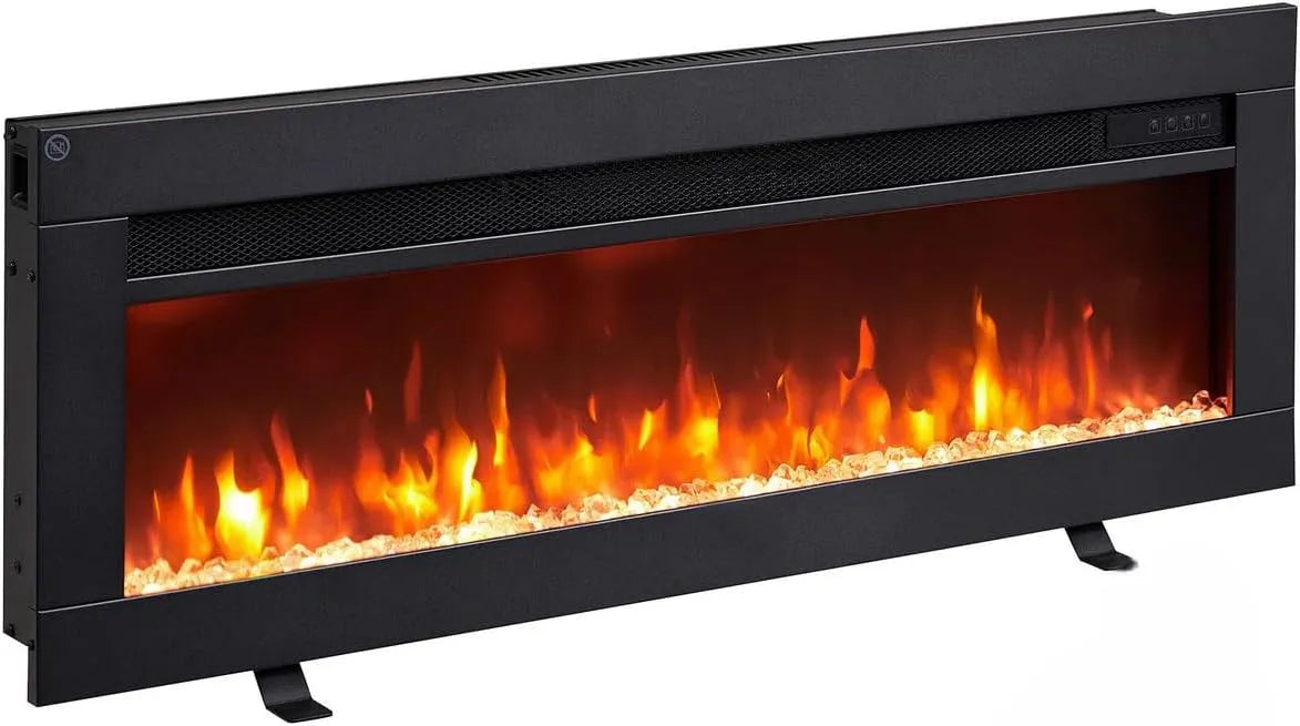 Elektrische haard met 36 Inch, 3-in-1, afstandsbediening en zwart