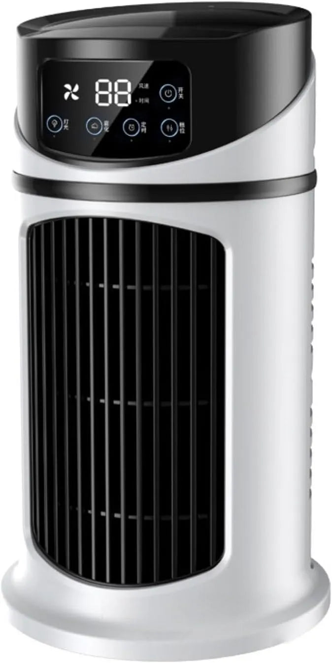 Mobiele airconditioner en Ventilator, timer, geluidsarm ventilator voor thuis, mobiele airconditioning, 6 uur
