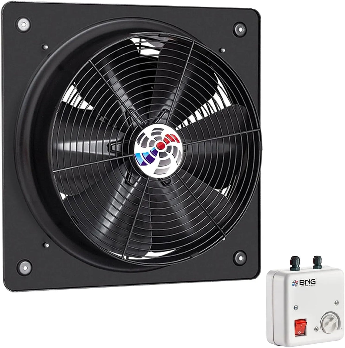 Ventilator, 230 V, toerentalregelaar 5A regelaar, axiale ventilator muur en raam ventilator