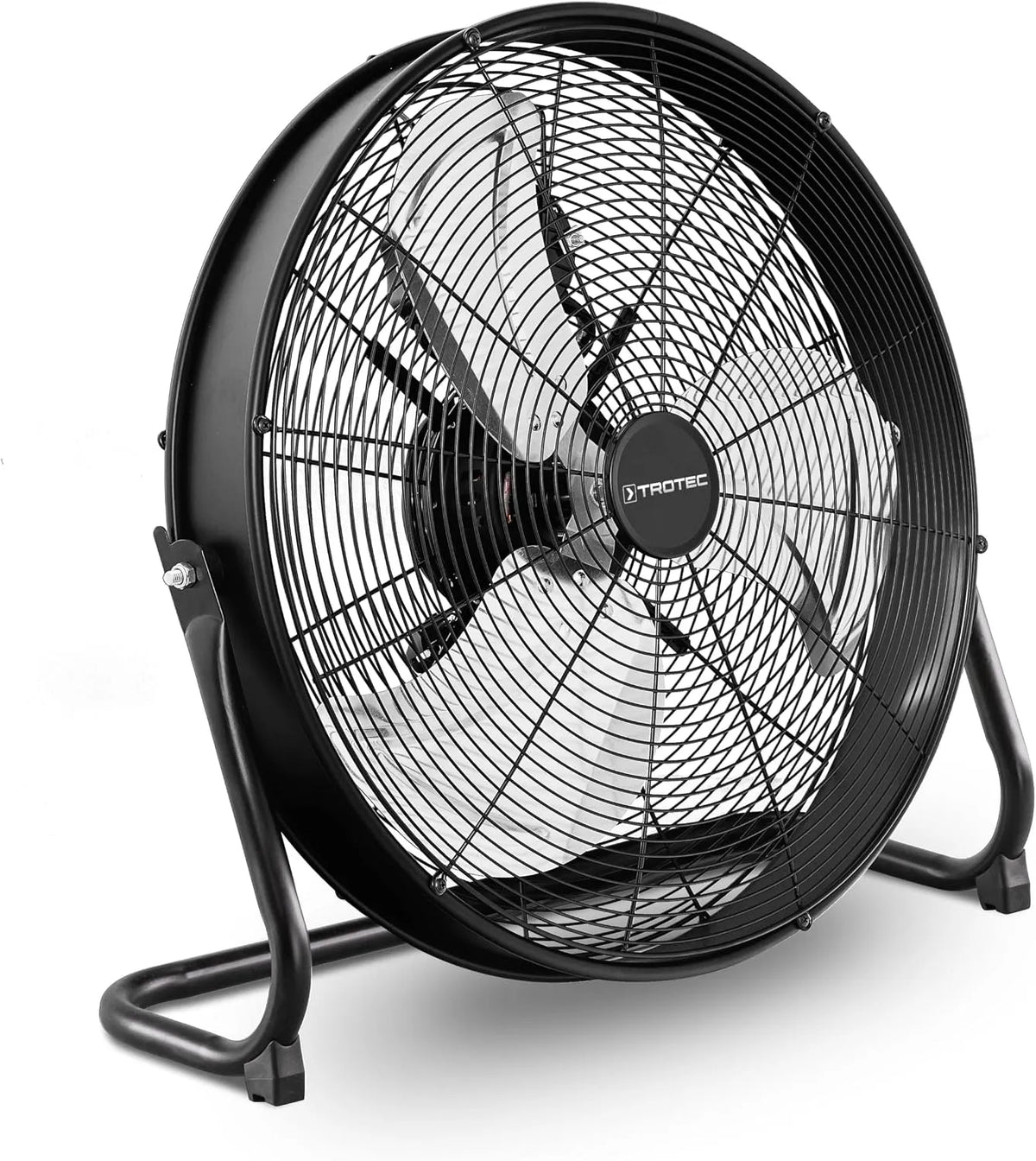 Ventilator, Om 360° instelbare hoek van de ventilatorkop, TROTEC Vloerventilator