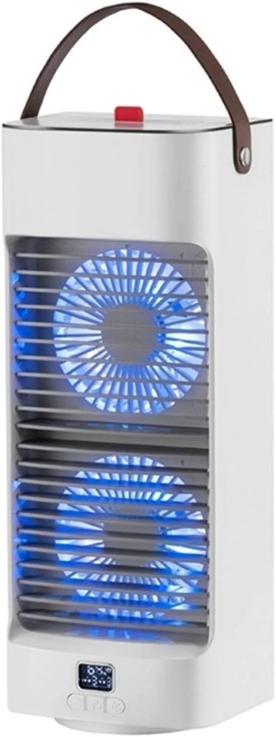 Mobiele airconditioner en Ventilator, Draagbare airconditioner, mini-airconditioner, persoonlijke draagbare koeler