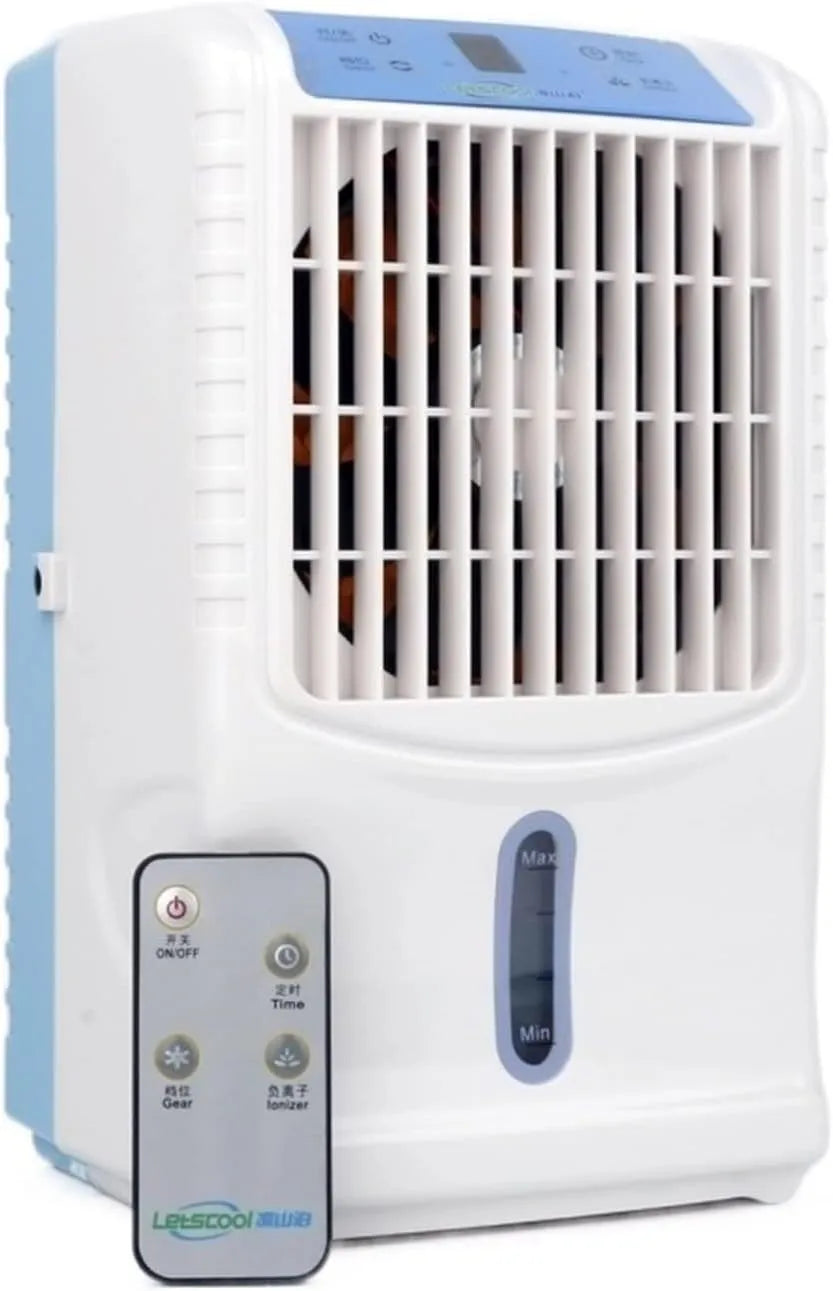 Mobiele airconditioner met afstandsbediening en mobiele uitvoering