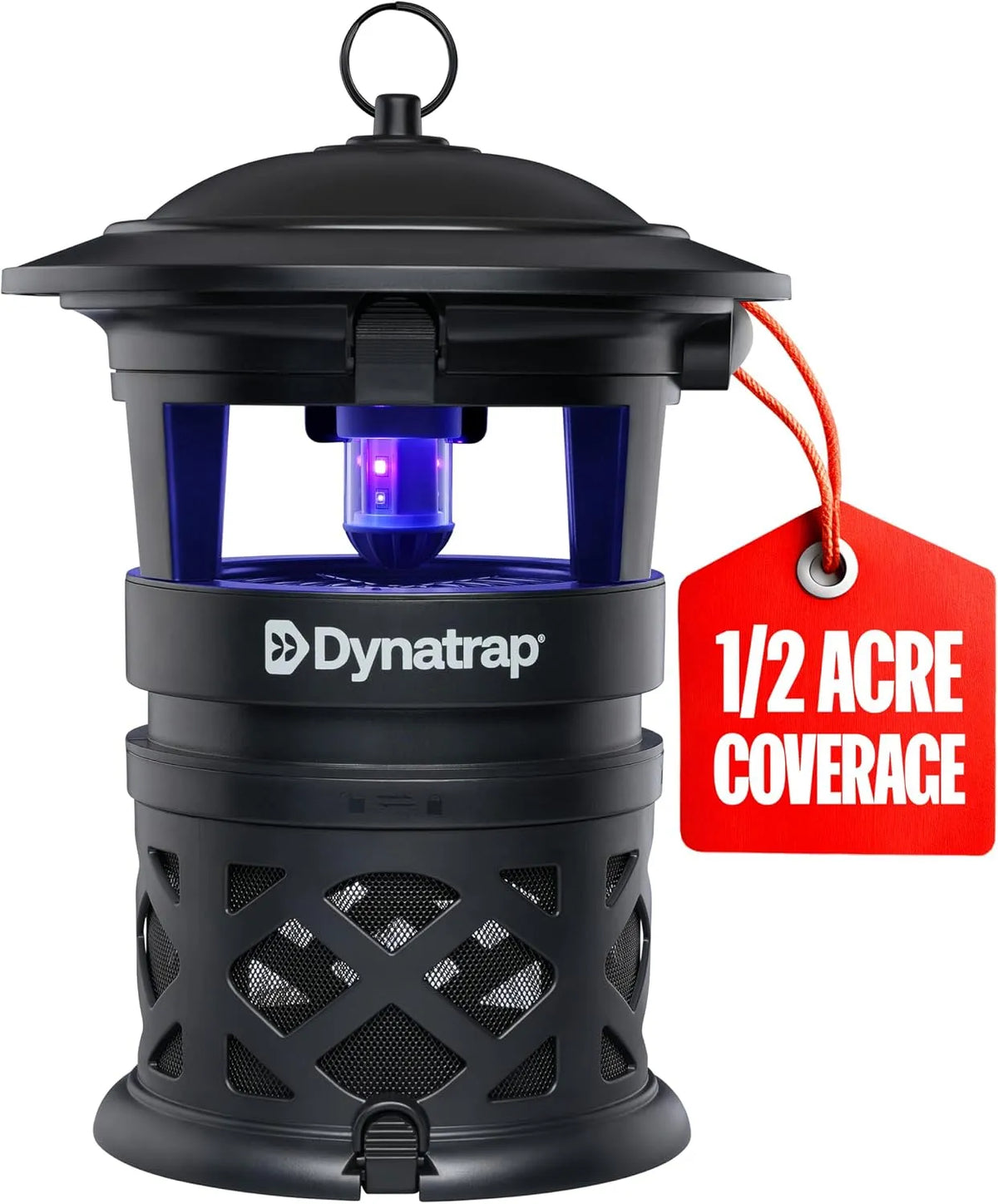 Vliegenlamp, DT1130SR, 1/2 hectare dekking, buiten/binnen, vliegenvanger, plug-in insectenvanger/insectenlicht, zwart