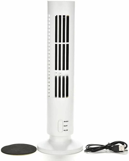 Mobiele airconditioner en Ventilator, Draagbare airconditioner Mini draagbare ventilator Koeling, Bladeless airconditioner wit