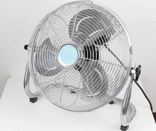 Ventilator, koud/4, 12inch, Industriële elektrische ventilator, Gym/keuken/Huishoudelijk/fabriek/Commercial, Chrome Metal