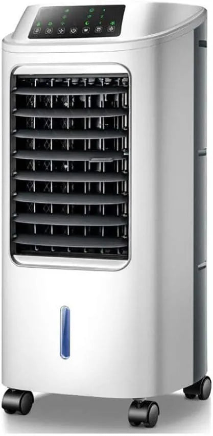 Mobiele airconditioner met 3 snelheden, timer, afstandsbediening, waterreservoir en transparant