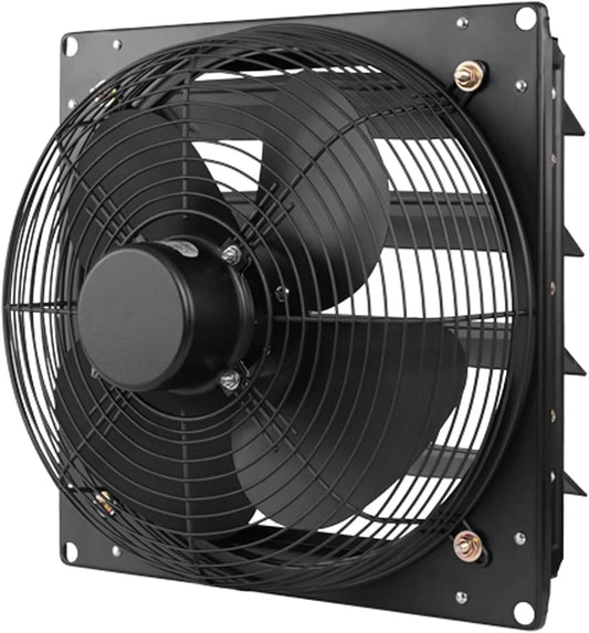 Ventilator, metalen beschermende net ventilator, sluiter type ventilerende ventilator 10 '12' 14