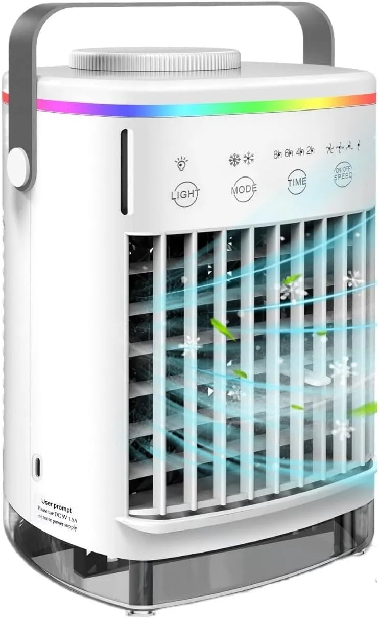 Mobiele airconditioner, kamerconditioneringsventilator Mobiele desktop Kantoor Split-airconditioner