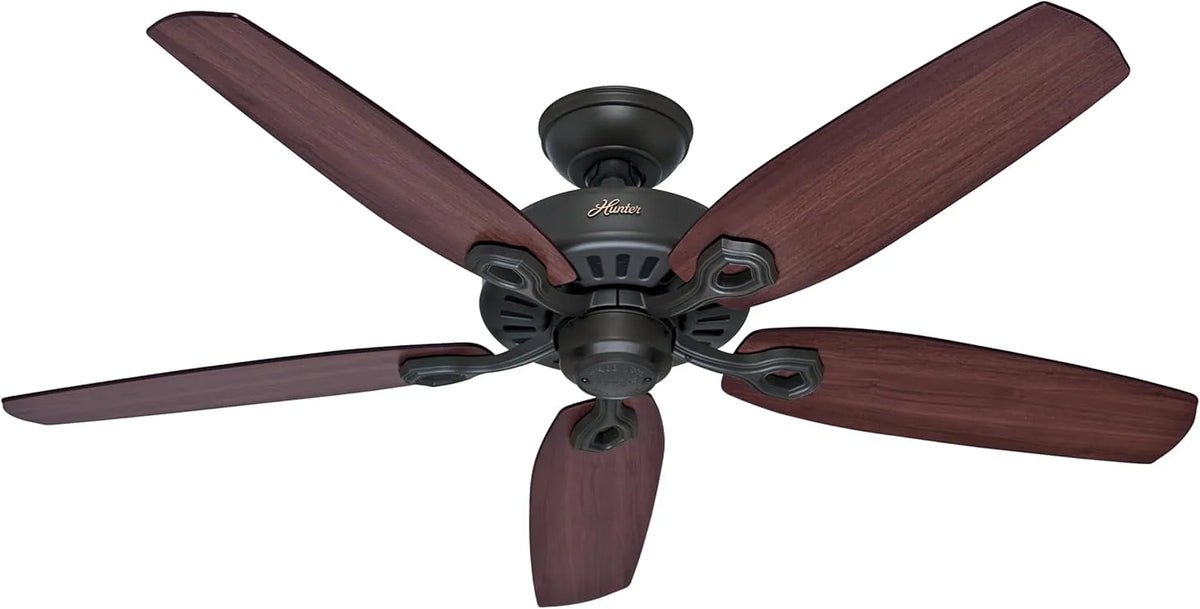Ventilator met 132 cm, 5,1 cm en geluidsarme werking, 5 aan beide zijden bruikbare vleugels
