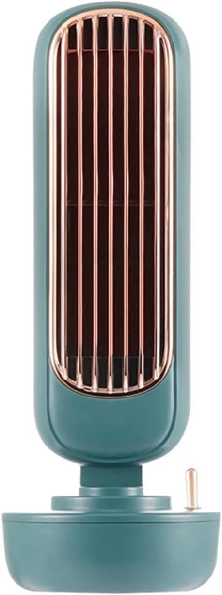 Mobiele airconditioner en Ventilator met roze, Draagbare airconditioner Mini verticale ventilator Spray
