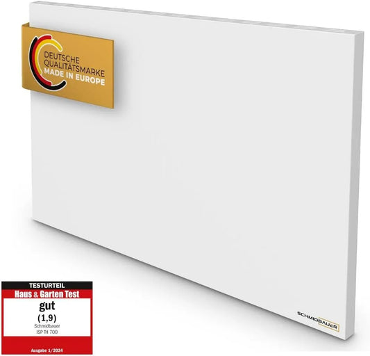 Infraroodverwarming met 25 m2, Wandmontage en geluidsarme werking