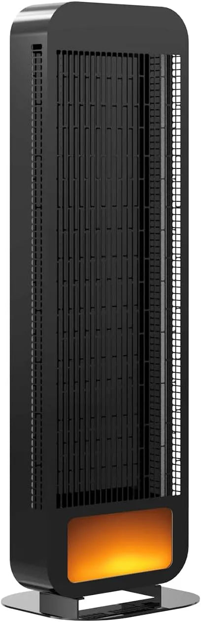 Infraroodverwarming, byecold, infrarood warmtestraler, staande warmtestraler met LED vlammeneffect, elektrische staande verwarming