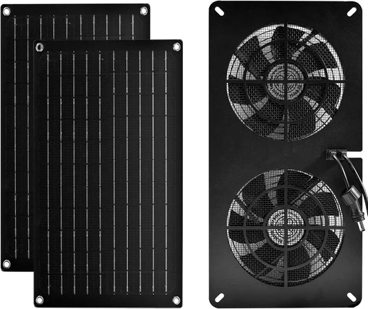 Ventilator, 20 W, kassen, schuren, dierenhuizen en ramen, waterdicht en plug play easy connector