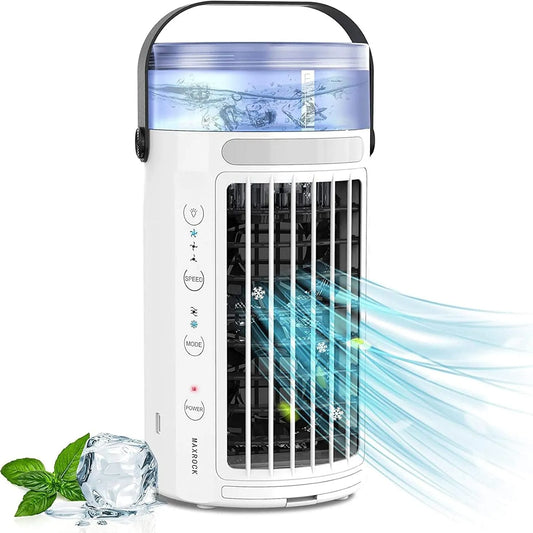 Mobiele airconditioner, 3 windsnelheden desktop airconditionerventilator