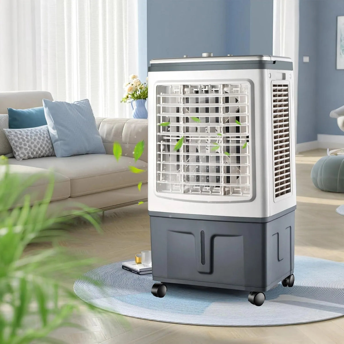 Ventilator met 100 W, 30L, 3000 m3/h, 47 x 33,5 cm, 0,5 uur, 7,5 uur, 3-in-1 en TIMER