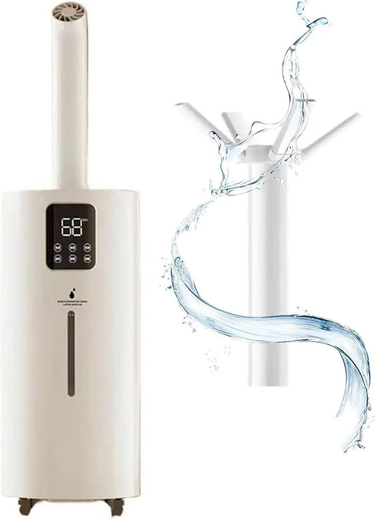 Luchtbevochtiger, 2000 ml zwaar mistvolume, vierstraalmondstuk, automatische bediening voor woonkamer, 25L capaciteit