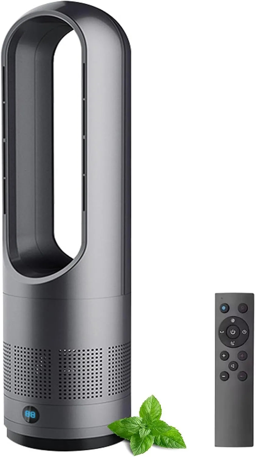 Ventilator met 18 inch, 8 snelheden, oscillerend, 30 dB, afstandsbediening, digitaal display, geluidsarme werking en oscillatiefunctie