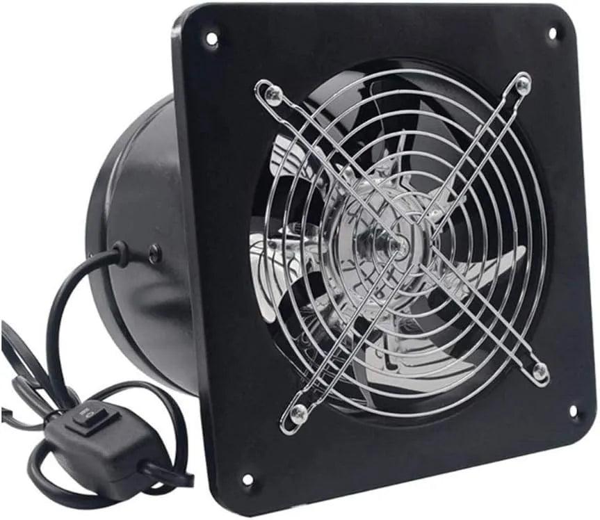 Ventilator met 40 W, 190 x 135 x 150mm, 110-240V, 50Hz, geluidsarme werking en ontvochtigingsfunctie