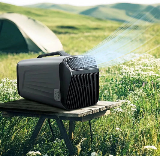 Mobiele airconditioner en Luchtkoeler met afstandsbediening en digitaal display