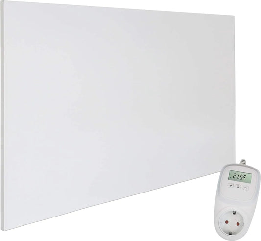 Infraroodverwarming TH10 met 900 W en wandmontage, VIESTA Infrarood wandverwarming met thermostaat INCL. TH10 THERMOSTAAT
