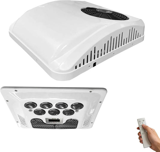 Ventilator campers/12V met 12V, 8800 BTU, 310 x 165 mm, 490 x 585 mm, 2300 W, 4000 BTU, 1000 W en afstandsbediening