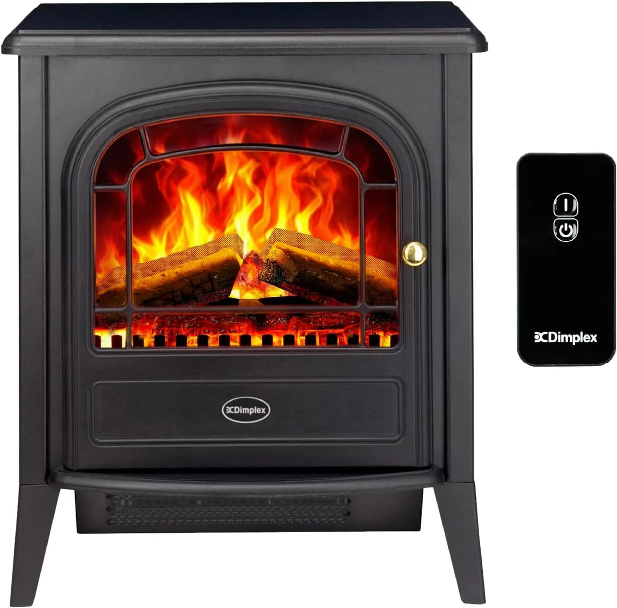 Elektrische haard met 2kW, 1kW en afstandsbediening, 2kW verwarmingsventilator en afstandsbediening