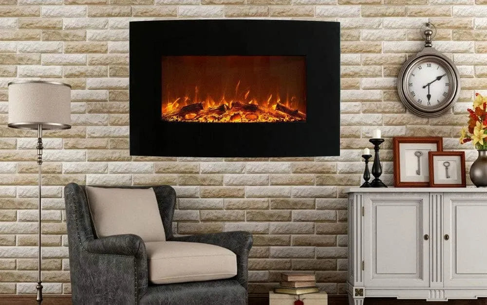 Verwarming x50cm met 90 x 50cm, 2000 W, 10 W, WANDMONTAGE, afstandsbediening en zwart