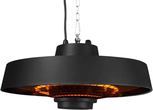 VONROC Terrasverwarmer met 1500 W, 2000 W, afstandsbediening en zwart