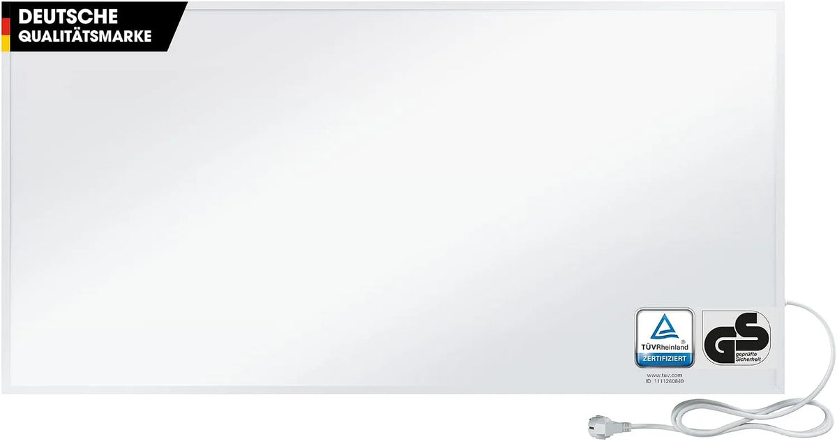 Infraroodverwarming met 60 x 120 cm, WIFI en afstandsbediening