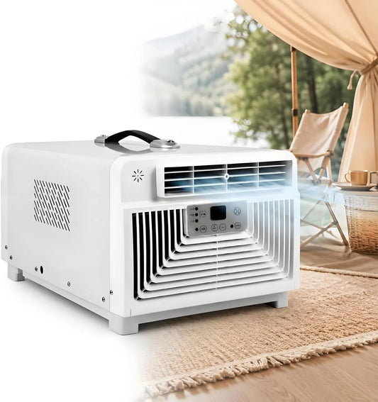 Mobiele airconditioner Heatingandcooling-220V met 3400 BTU, 28 x 46 x 13 cm, 5 MINUTEN, 10°C, 16°C, 30°C en 10 m2