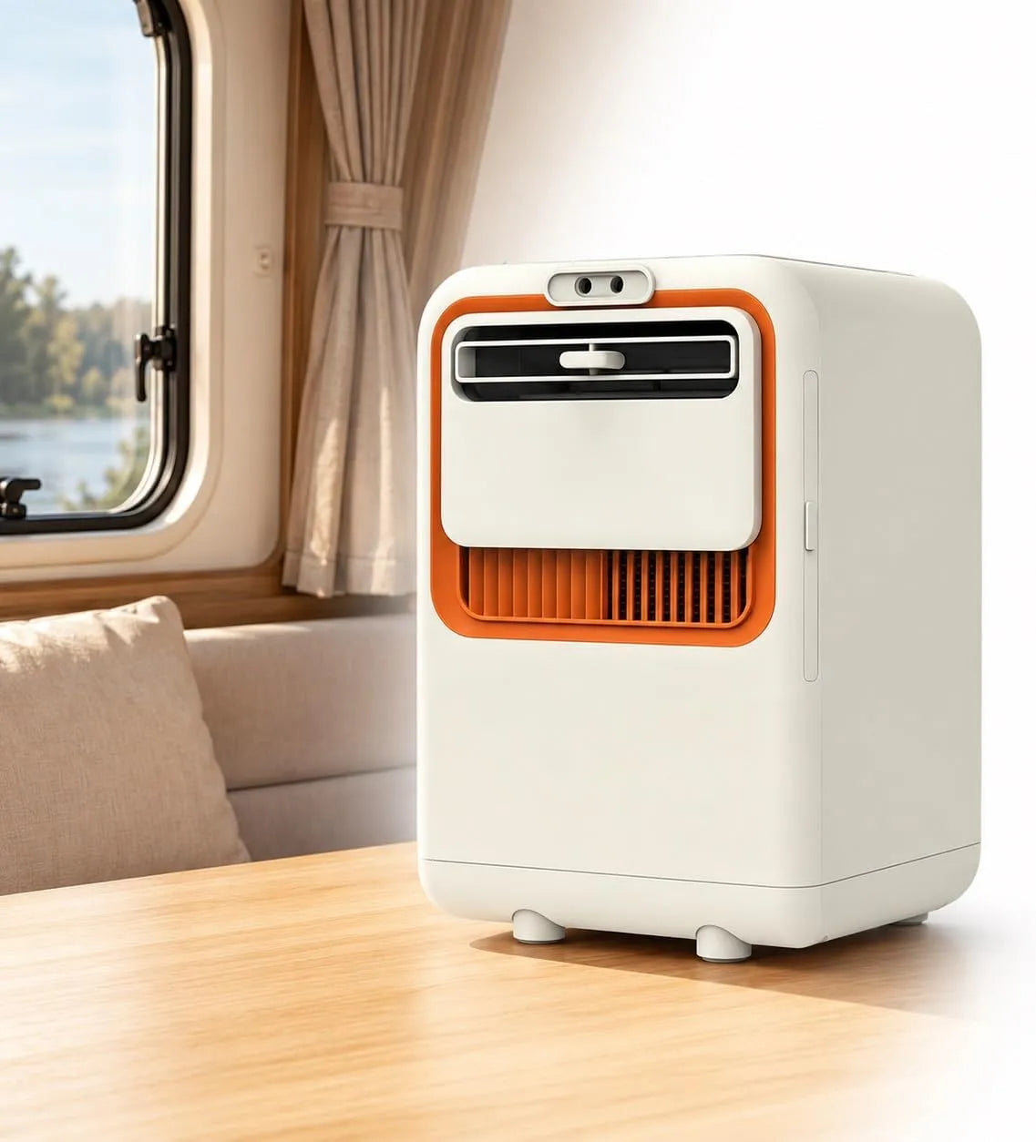 Mobiele airconditioner met 258 x 255 x 375 mm, 3 seconden, 16 °C, 3-in-1, Aanraakbediening, timer, ontvochtigingsfunctie en gerichte luchtcirculatie