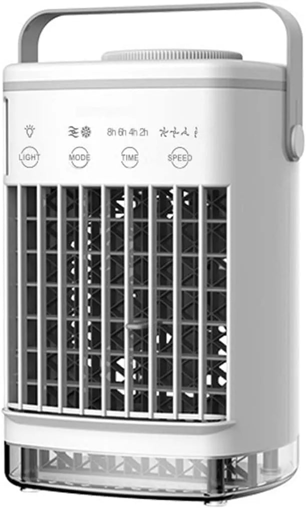 Tafel met 700 ml, USB, 4-5 uur, 4 snelheden, waterreservoir en geluidsarme werking