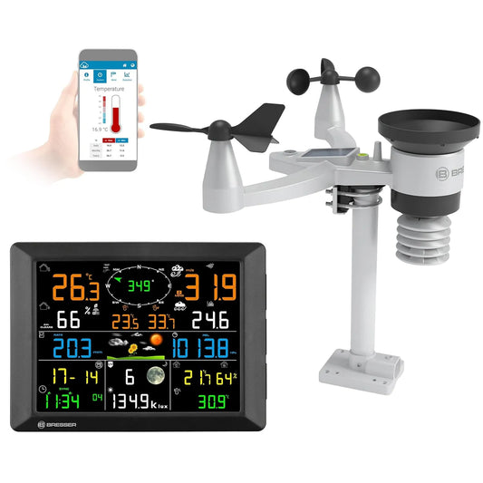 Weerstation met 7-in-1, wifi en zonne-energie, 7-in-1 buitensensor