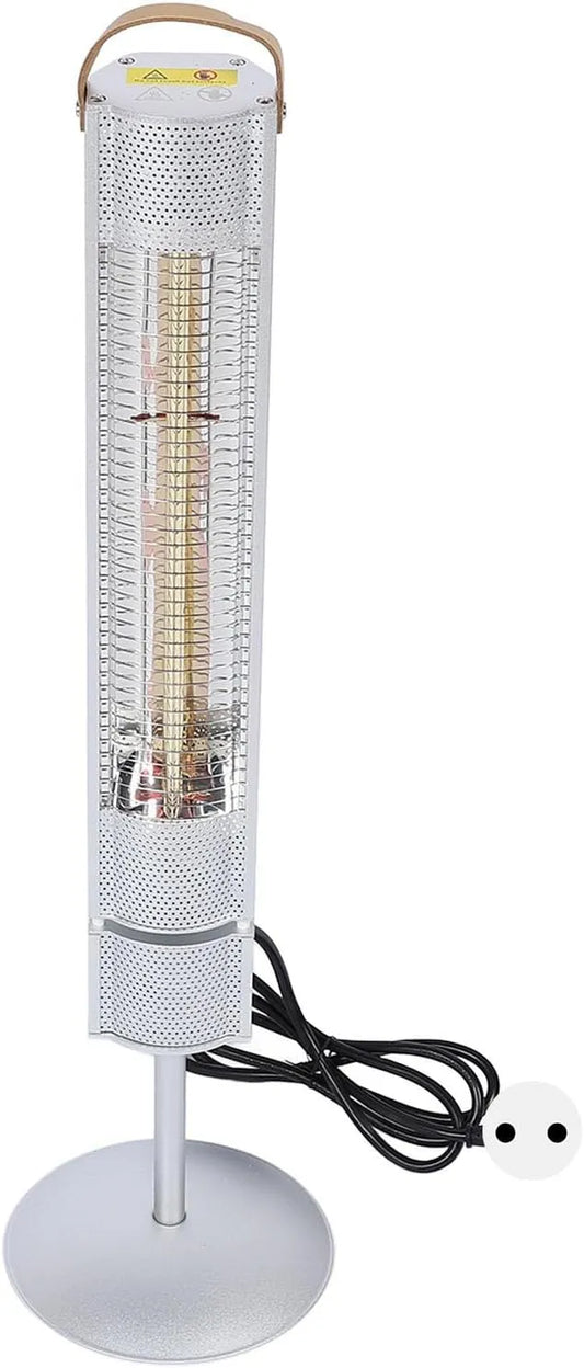 Terrasverwarmer, IP65, 30m2, 220V, Snelle Verwarming met Kantelbeveiliging voor Buiten Badkamer