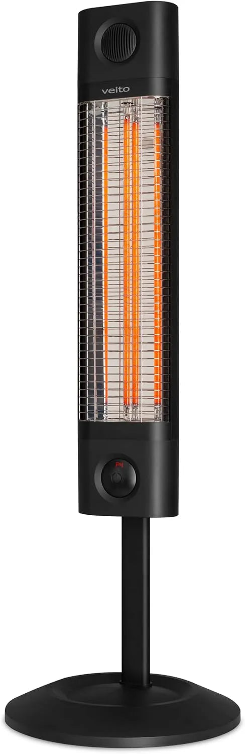 Infraroodverwarming CH1800 met 1800 W, 950 W, 1250 W, 1500 W, afstandsbediening, zwart en oranje