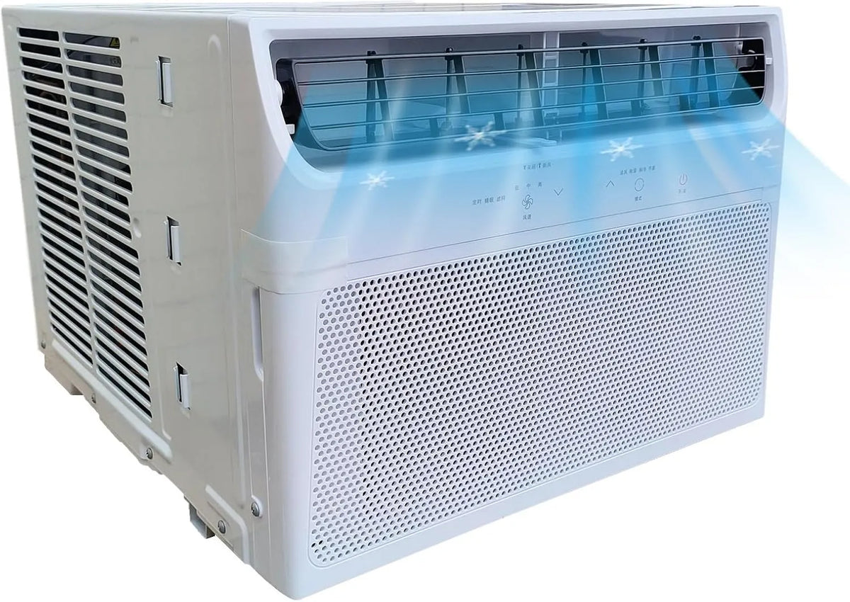 Mobiele airconditioner, 9000 BTU, Koelt Tot 20 M2, 24-uurs Timing, Digitaal Display, geluidsarm Werking