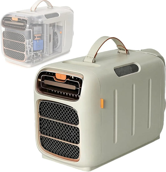 Mobiele airconditioner, Energiezuinige Camping-Airco Van 1400 W, Persoonlijke Mini-Draagbare Airconditioner, Een Energiezuinig Alternatief