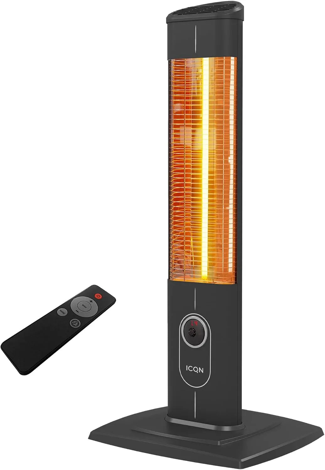 Terrasverwarmer, ICQN 2300, Carbon infraroodstraler voor binnen en buiten, Digitaal beeld, 2300 W
