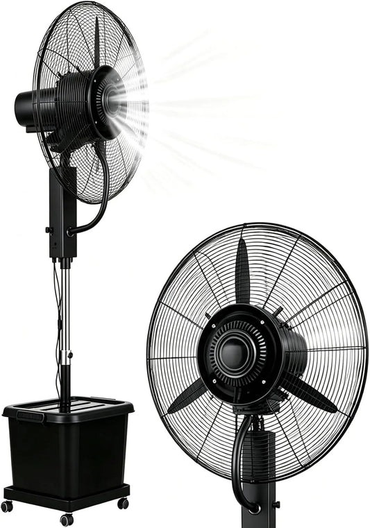 Ventilator met 81cm, 3 snelheden, 200 cm, 63–78,7 inch, 42L, 30–50 m2, 10°C en 45°C