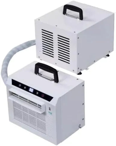 Mobiele airconditioner met 3000 BTU, timer, 1-12 uur, 5 minuten, afstandsbediening en aanraakbediening