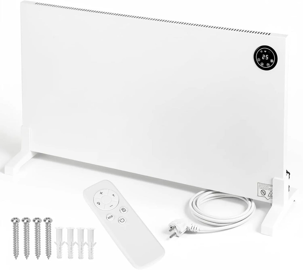 Infraroodverwarming met 25 m2, 15 m2, 400 W, 20 m2, 750 W, 1000 W, 2-in-1 en afstandsbediening