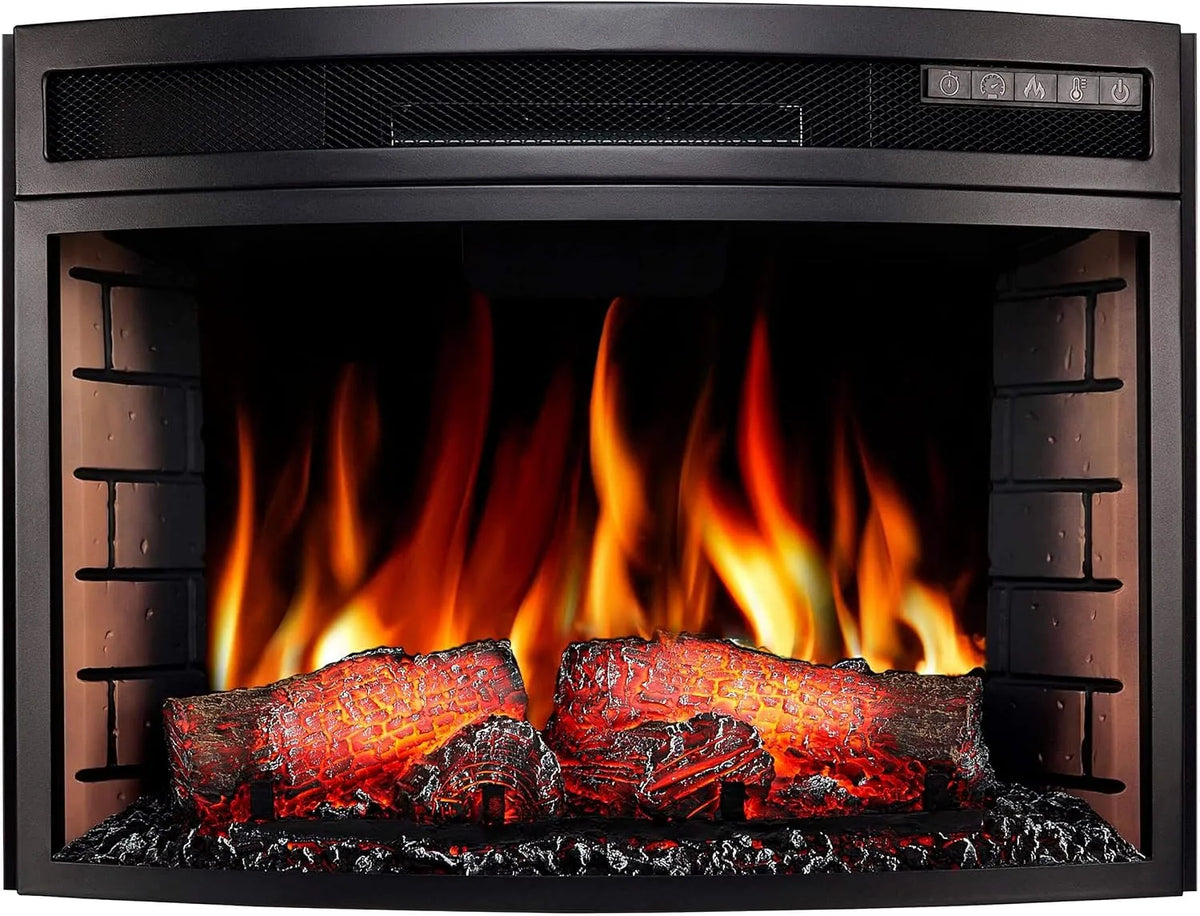 Elektrische haard AF25 met timer, 30 m2, 17°C, 27°C, veiligheidssysteem en afstandsbediening