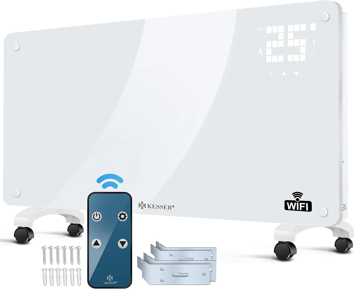 Convector met WiFi, 5°C, 40°C, 600°C, 1-24 uur, timer en afstandsbediening